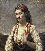 Jean-Baptiste Camille Corot The Young Woman of Albano (L'Albanaise) oil painting picture wholesale